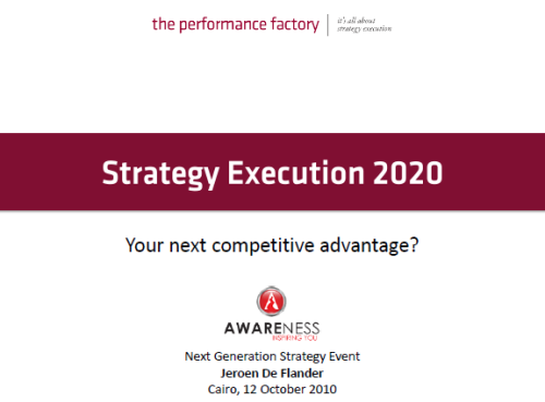 Strategy 2020 / Alejandro Delobelle